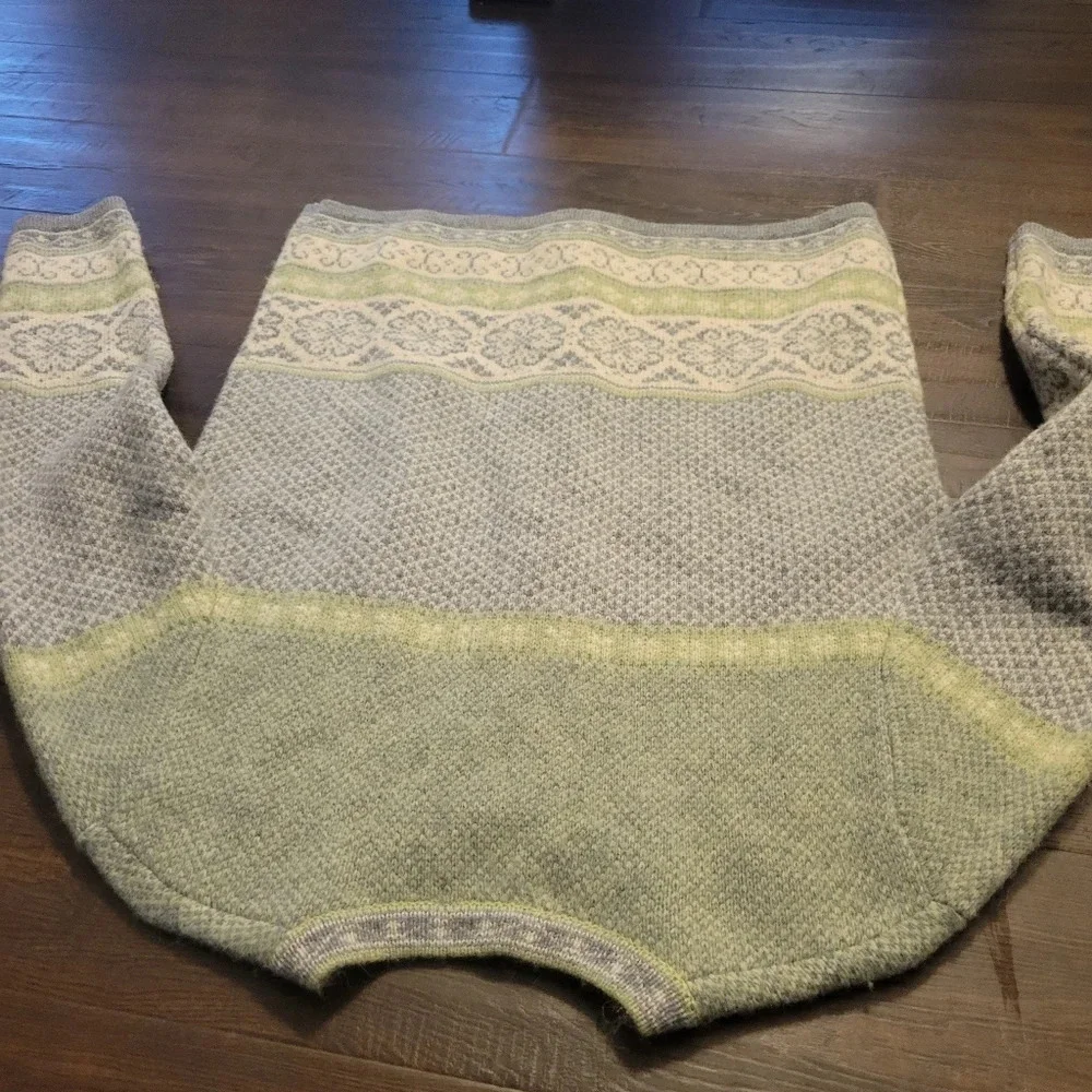 Telluride Clothing Company 100% Wool Nordic Fair Isle Cardigan Sweater Size S - Picture 5 of 5